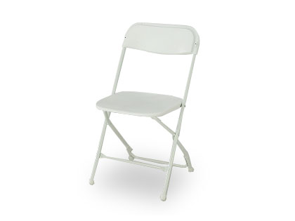 白いパイプ椅子 レンタル